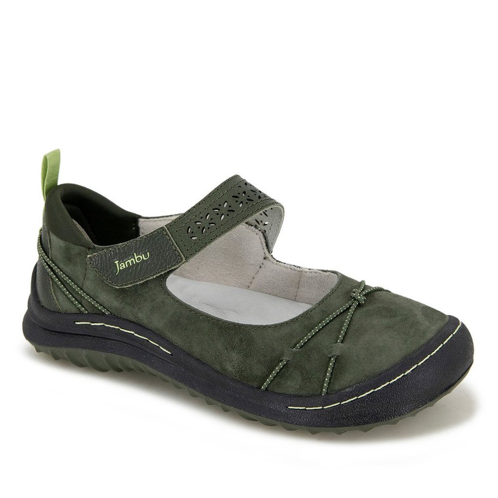 NIB - Jambu Sunrise Wide - Olive 11